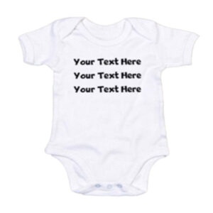 Your text here onesie