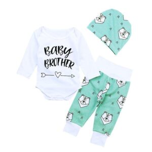 Baby Brother Bear 3 Piece Set-outfit-Lavendersun