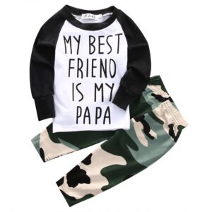 Best Friend Is Papa Set-outfit-Lavendersun