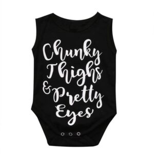 Chunky Thighs Pretty Eye's Onesie-onesie-Lavendersun