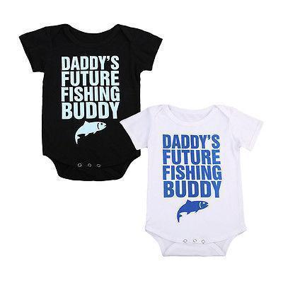 Daddy's Future Fishing Buddy Onesie-onesie-Lavendersun