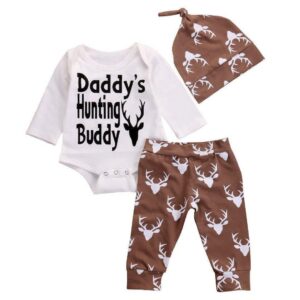 Daddy's Hunting Buddy 3 Piece Set-outfit-Lavendersun