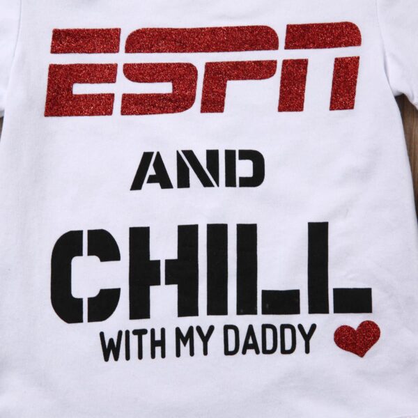 ESPN And Chill With My Daddy Onesie-onesie-Lavendersun