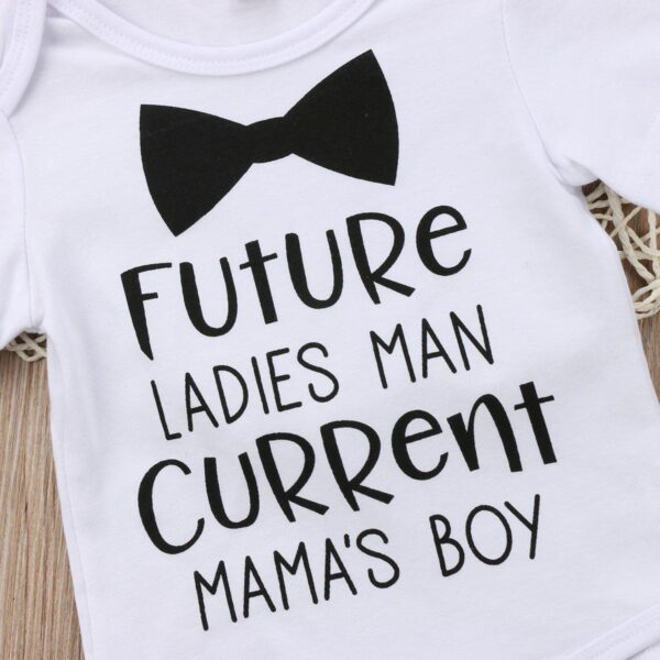 Future Ladies Man Current Mama's Boy Onesie-onesie-Lavendersun