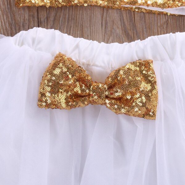 Gold And Sparkly 2 Piece Set-outfit-Lavendersun