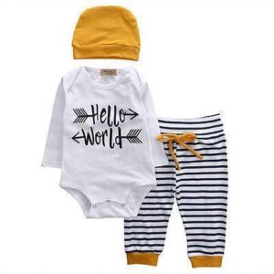 Hello World 3 Piece Set-outfit-Lavendersun