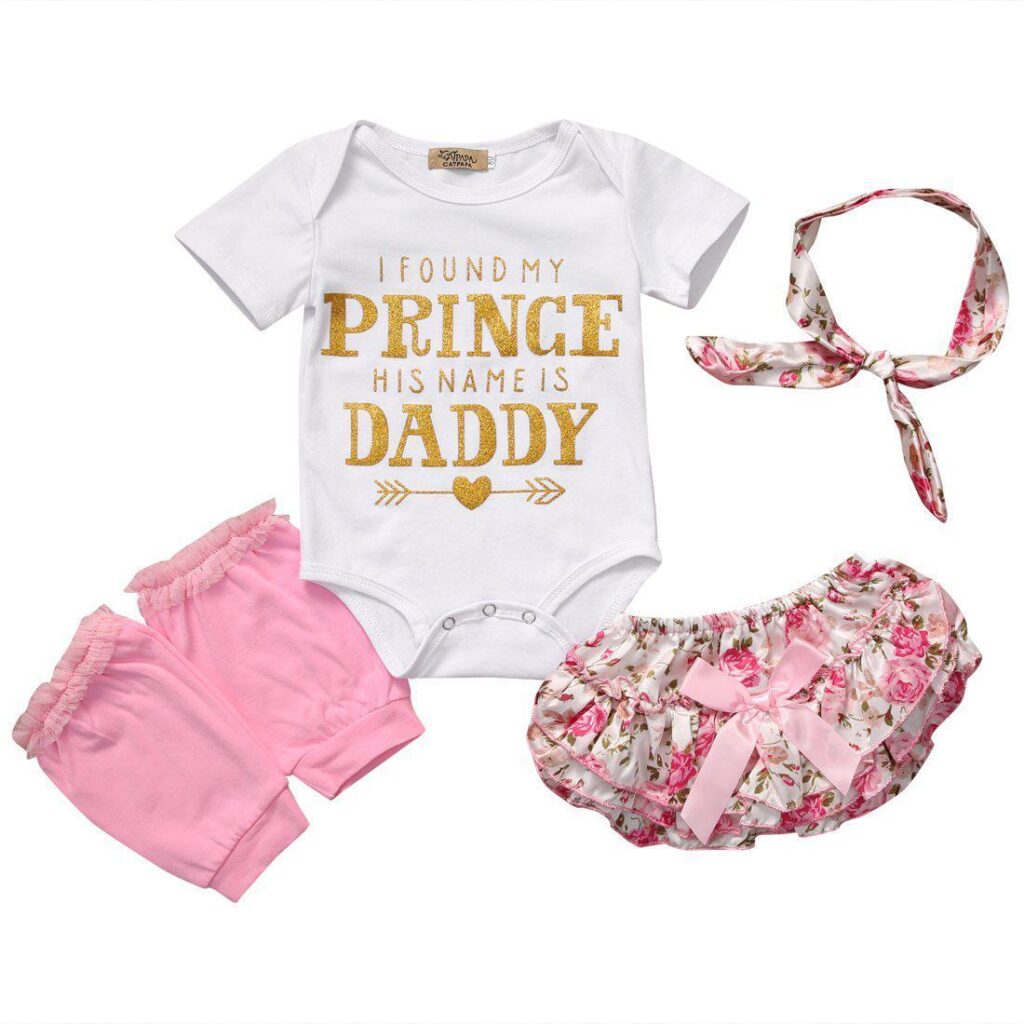 I Found My Prince His Name Is Daddy 3 Piece Set-outfit-Lavendersun