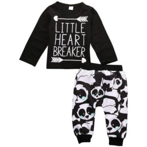 Little Heart Breake 2 Piece Set-outfit-Lavendersun