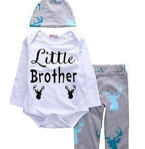 Little Hunter Brother 3 Piece Set-outfit-Lavendersun