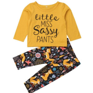 Little Miss Sassy Pants 2 Piece Set-outfit-Lavendersun