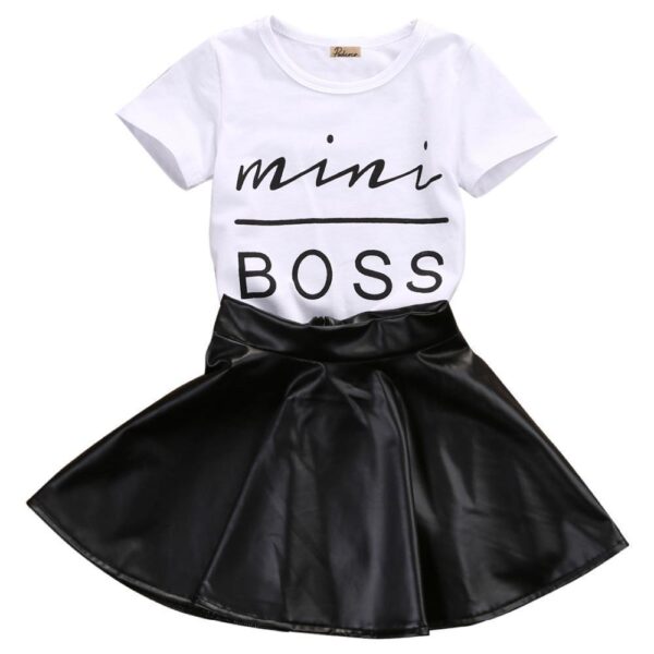 Mini Boss Skirt 2 Piece Set-outfit-Lavendersun