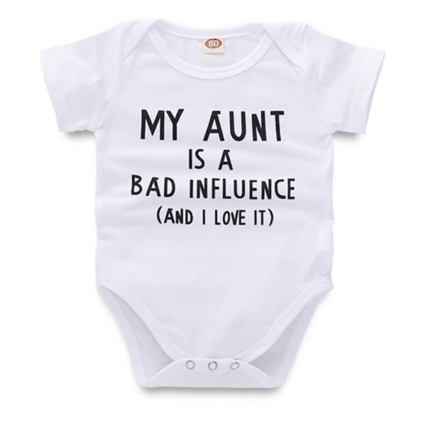 My Aunt Is A Bad Influence And I Love It Onesie-onesie-Lavendersun