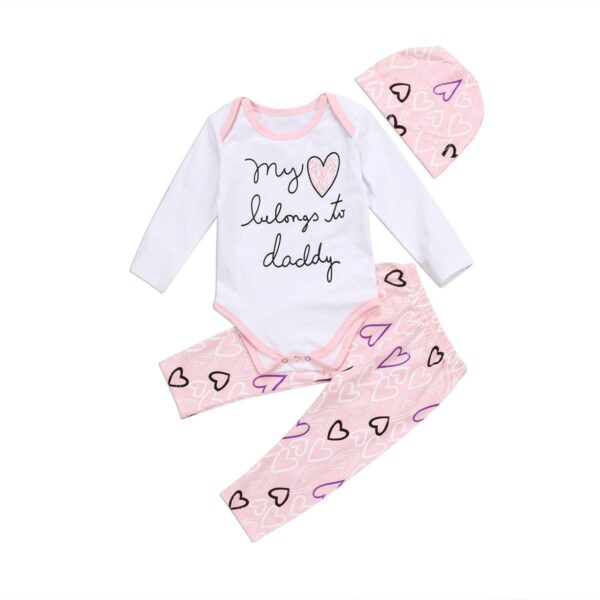 My Heart Belongs To Daddy 3 Piece Set-outfit-Lavendersun