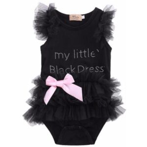 My Little Black Dress Onesie-onesie-Lavendersun