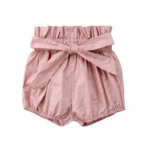 Pink Bow Short-pant-Lavendersun