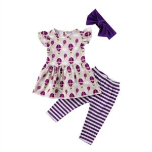 Purple Air Balloon 3 Piece Set-outfit-Lavendersun