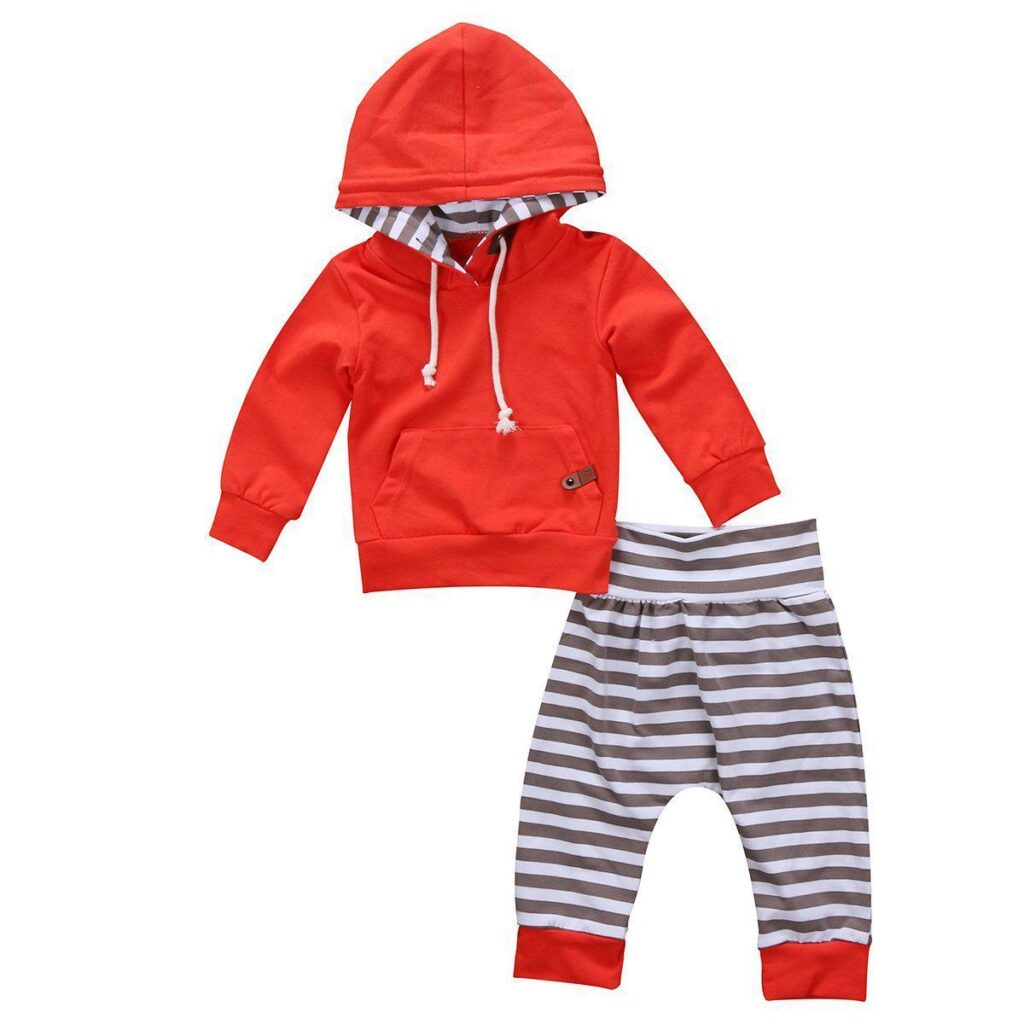 Red Striped 2 Piece Set-outfit-Lavendersun