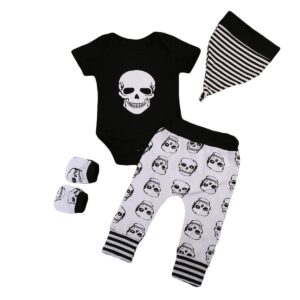 Skull Child 4 Piece Set-outfit-Lavendersun