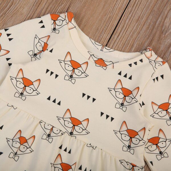 Smartpants Fox Dress-dress-Lavendersun