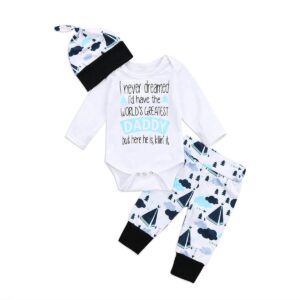 Worlds Greatest Daddy 3 Piece Set-outfit-Lavendersun